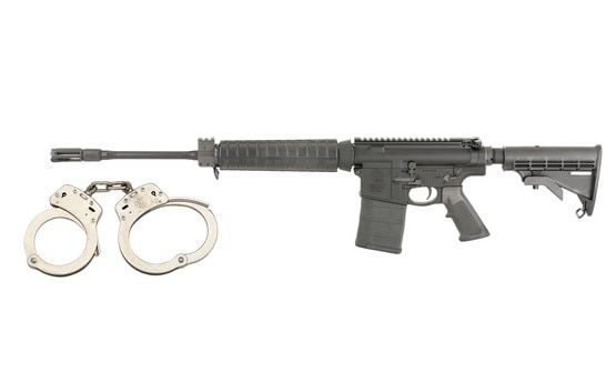 Smith and Wesson AR-10 rifle.